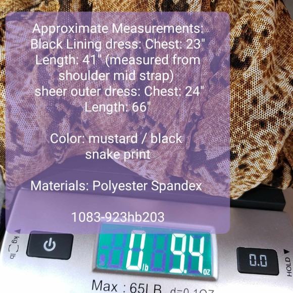 Persaya Forever 21 Plus 3X Snake Print Sheer Overlay Dress - Picture 9 of 9